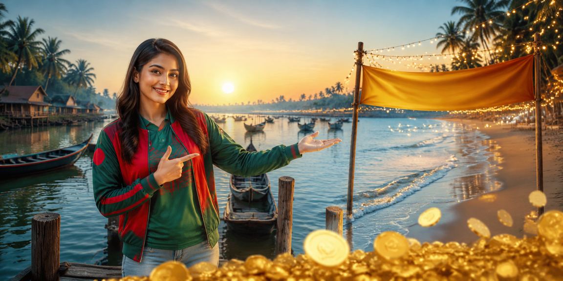 কক্সবাজার সমুদ্রসৈকতে ক্রিকেট বেটিং উপভোগ করছেন বাংলাদেশি ব্যবহারকারী